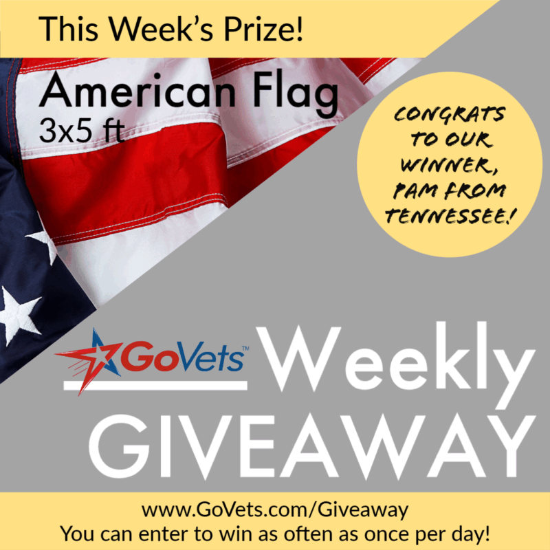 American flag govets giveaway