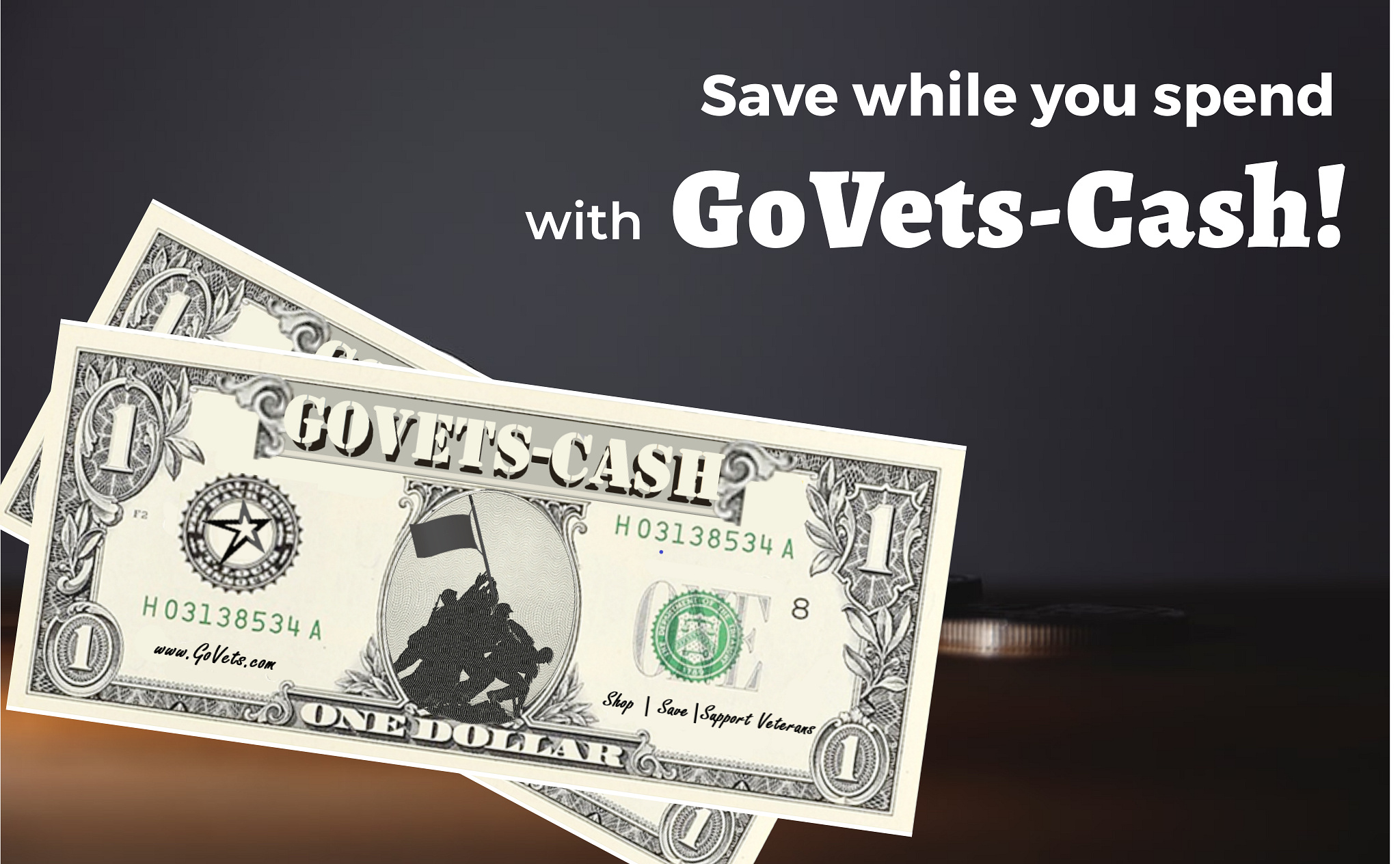 Save while you spend with GoVets Cash!  